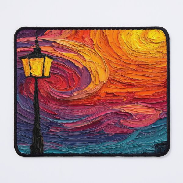 Item preview, Colorful drawing of a night's swirl designed and sold by NivyasArtistry.