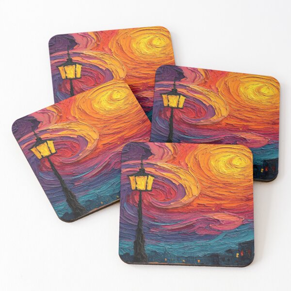 Item preview, Colorful drawing of a night's swirl  designed and sold by NivyasArtistry.