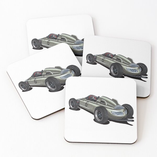 Item preview, Exclusive drawing legendary 1961 Grand Prix racing car 787 Monoposto with flat air cooled engine designed and sold by Cars23.