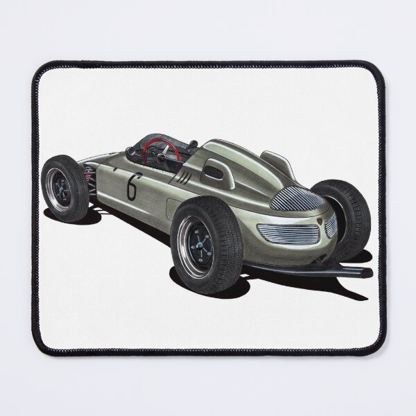 Item preview, Exclusive drawing legendary 1961 Grand Prix racing car 787 Monoposto with flat air cooled engine designed and sold by Cars23.