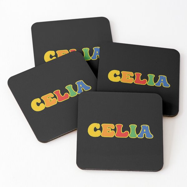 Item preview, ❤️ Celia Personalized Name Wavy Retro Shirt, Coffee Mug, Sticker Gift designed and sold by HelixPedia.