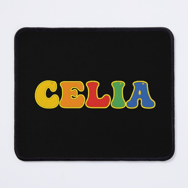 Item preview, ❤️ Celia Personalized Name Wavy Retro Shirt, Coffee Mug, Sticker Gift designed and sold by HelixPedia.