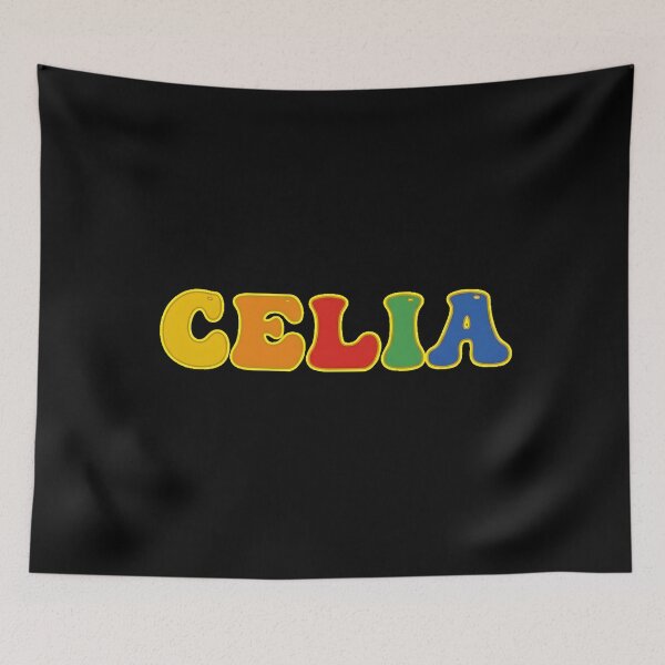 Item preview, ❤️ Celia Personalized Name Wavy Retro Shirt, Coffee Mug, Sticker Gift designed and sold by HelixPedia.