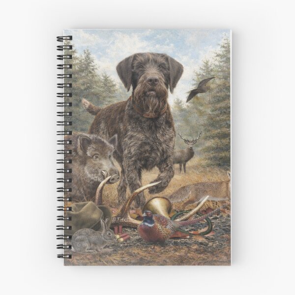 Item preview, TRUE HUNTER - German wirehaired pointer  designed and sold by TammyHunterArt.
