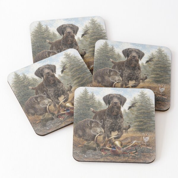 Item preview, TRUE HUNTER - German wirehaired pointer  designed and sold by TammyHunterArt.