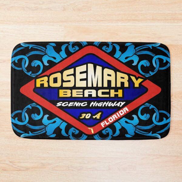 Item preview, Rosemary Beach FL Florida emblem retro sign designed and sold by studioss76.