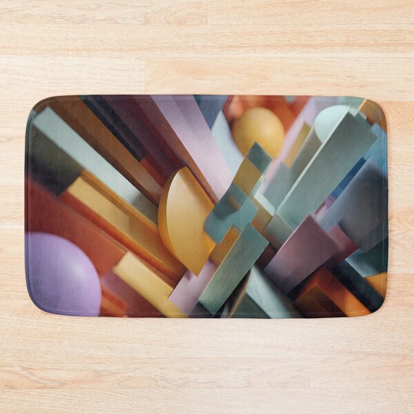Item preview, 3D Flowers Colors Illustration Aesthetic Landscapes  designed and sold by ART ATTACK ZONE.