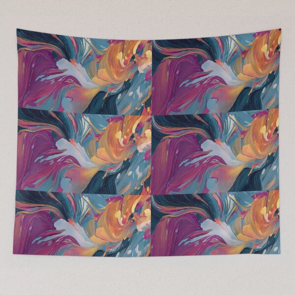 Item preview, Paints Flowers Colors Illustration Aesthetic Landscapes  designed and sold by ART ATTACK ZONE.