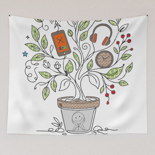 Item preview, Digital Detox Tree for Mindfulness and Peace designed and sold by BestChoiceService.