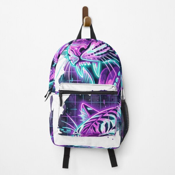Item preview, neon cyber tiger designed and sold by catcurio.