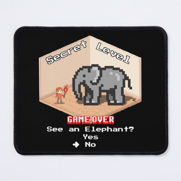 Item preview, Secret Level "Elephant in the Room" Dark Humor Gaming designed and sold by E20STUDIO.
