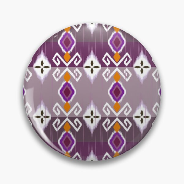 Item preview, Seamless Pattern Poyal purple ikat  designed and sold by bykaewjai-art.