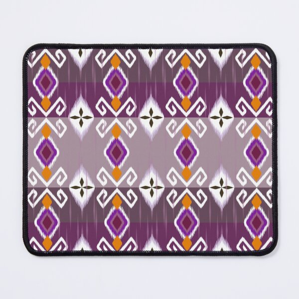 Item preview, Seamless Pattern Poyal purple ikat designed and sold by bykaewjai-art.
