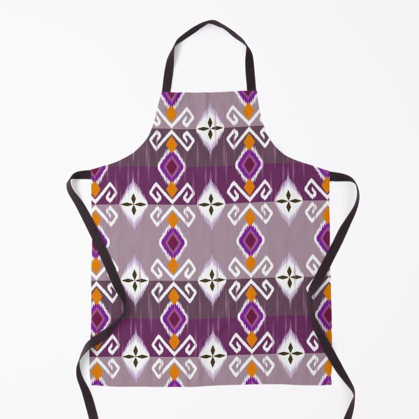 Item preview, Seamless Pattern Poyal purple ikat designed and sold by bykaewjai-art.