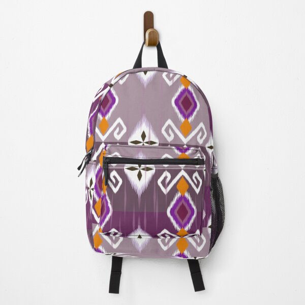 Item preview, Seamless Pattern Poyal purple ikat designed and sold by bykaewjai-art.