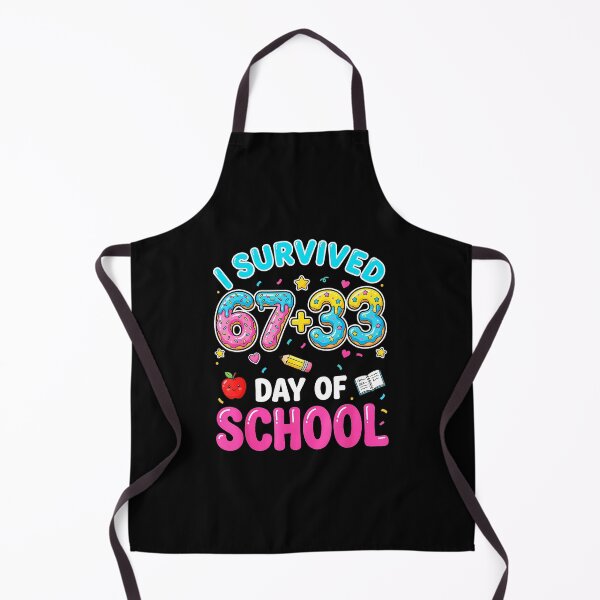 Item preview, I Survived 67 33 Days of School Funny Donut Math Design designed and sold by gladysenglish.