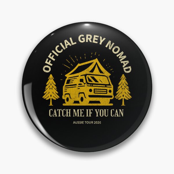 Item preview, Official Grey Nomad Aussie Tour 2026 Catch Me If You Can Retro RV designed and sold by aga4kids.
