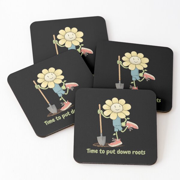 Item preview, Cute Flower with Shovel Time to Put Down Roots  designed and sold by FMproject.