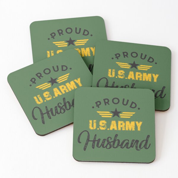 Item preview, Proud US Army Husband - Military Spouse Pride Distressed Graphic designed and sold by 19Beauty.