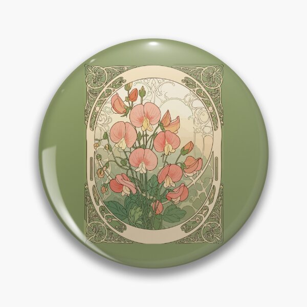 Item preview, Decorative Sweet Pea Birth Month Flower designed and sold by taiche.