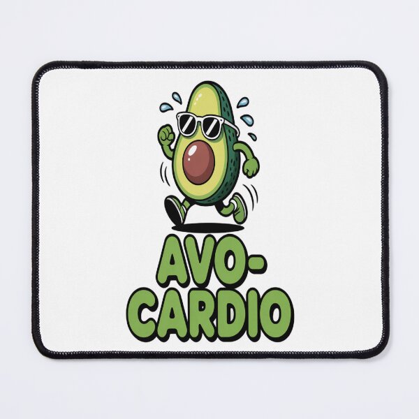 Item preview, Avo-Cardio Funny Sweaty Avocado Workout Pun Cardio Avocado designed and sold by Midnight Veil Designs.