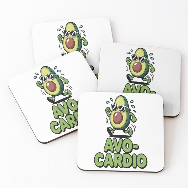 Item preview, Avo-Cardio Funny Sweaty Avocado Workout Pun Cardio Avocado designed and sold by Midnight Veil Designs.