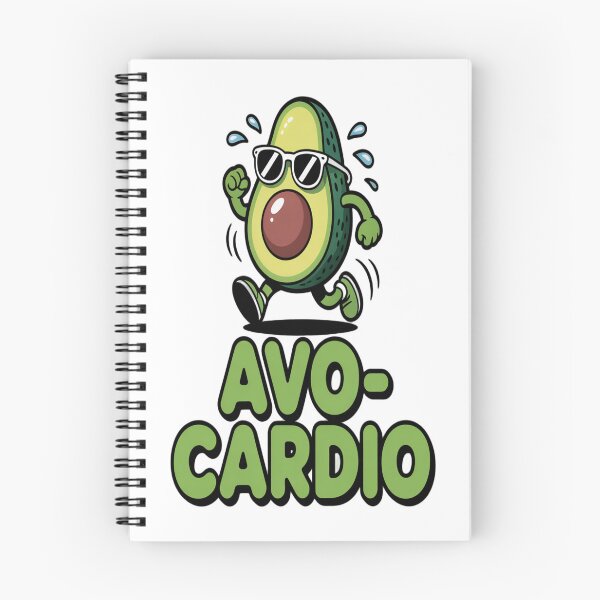 Item preview, Avo-Cardio Funny Sweaty Avocado Workout Pun Cardio Avocado designed and sold by Midnight Veil Designs.