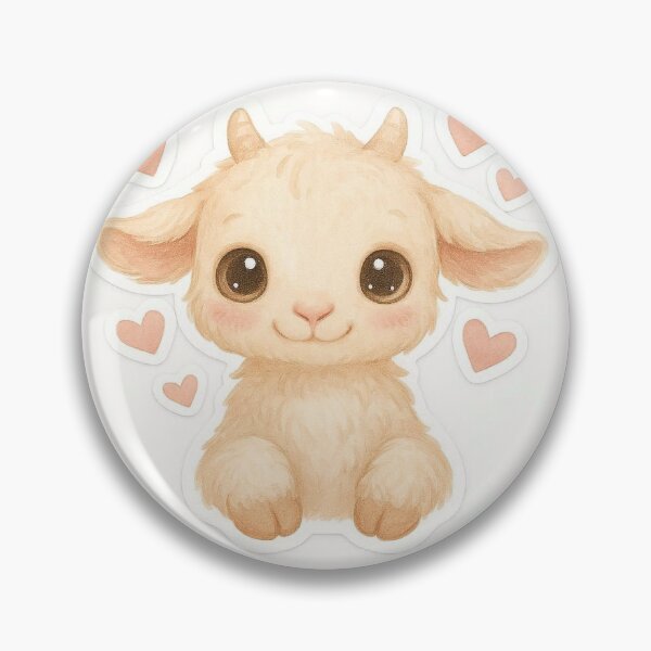 Item preview, Cute Goat Planner Sticker InLove designed and sold by alitacabritapapelaria.