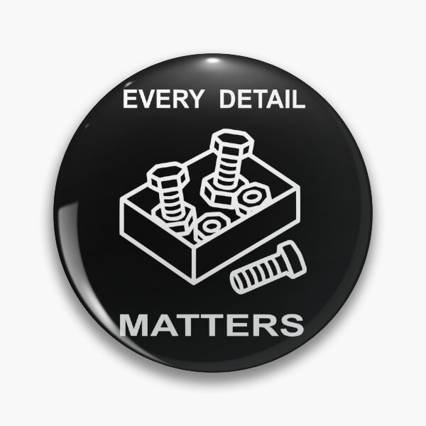 Item preview, Every Detail Matters - Mechanical Screws & Bolts Line Art designed and sold by The Bold Line Studio.