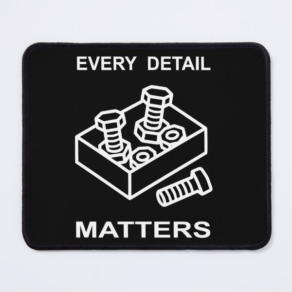 Item preview, Every Detail Matters - Mechanical Screws & Bolts Line Art designed and sold by The Bold Line Studio.
