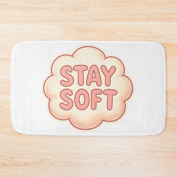 Item preview, Stay Soft Cute Cloud Motivational Sticker designed and sold by LumereAndCoeur.