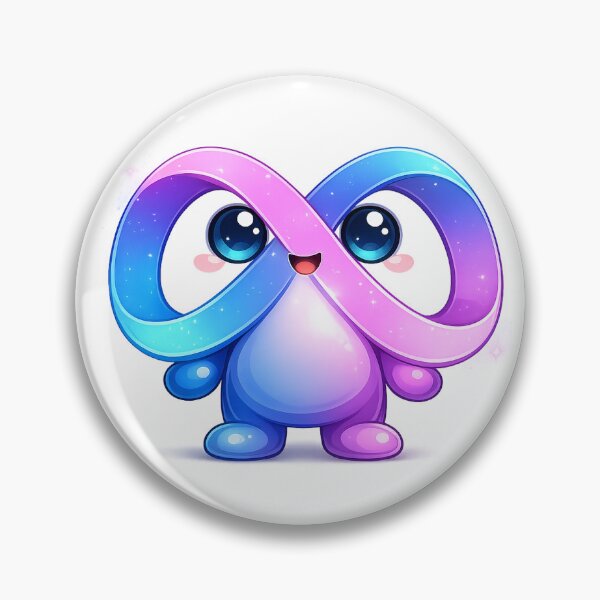 Item preview, Cute Meta Infinity Mascot designed and sold by fritz-10signer.