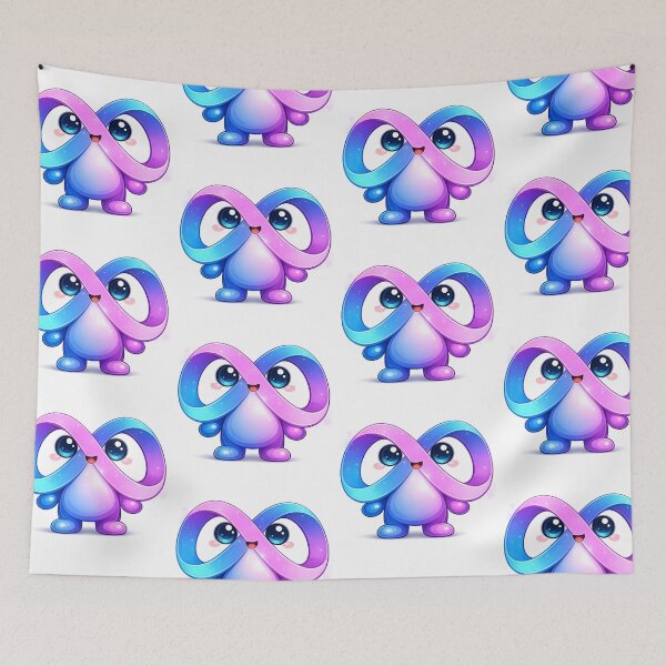 Item preview, Cute Meta Infinity Mascot designed and sold by fritz-10signer.
