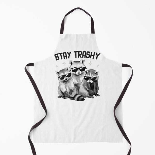 Item preview, Stay Trashy Raccoon Gang Humor Wildlife designed and sold by StickChic.