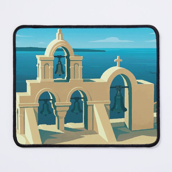Item preview, Greece - Santorini Bell Tower designed and sold by darekkocurek.