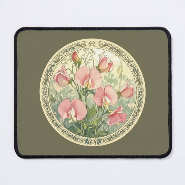 Item preview, Birth Month Flower Sweet Pea Garden designed and sold by taiche.