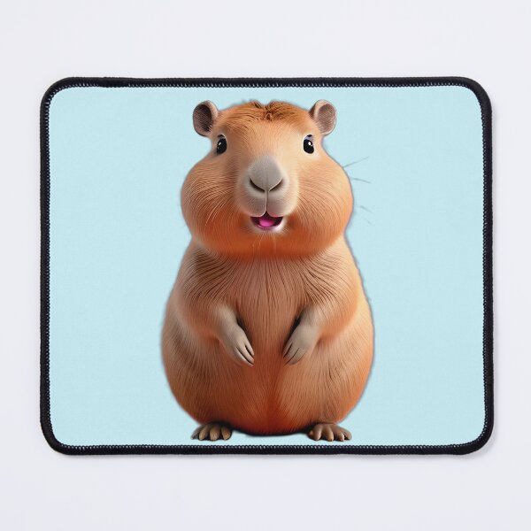 Item preview, Adorable Smiling Derpy Capybara Face Kawaii designed and sold by CuteSlothWorld.
