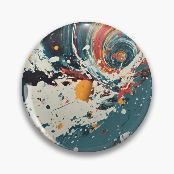 Item preview, Splash Colors Illustration Aesthetic Landscapes Art Design designed and sold by ART ATTACK ZONE.