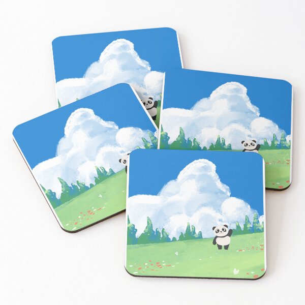 Item preview, Playful Panda in a Flower Meadow designed and sold by EVESTUDIOART.