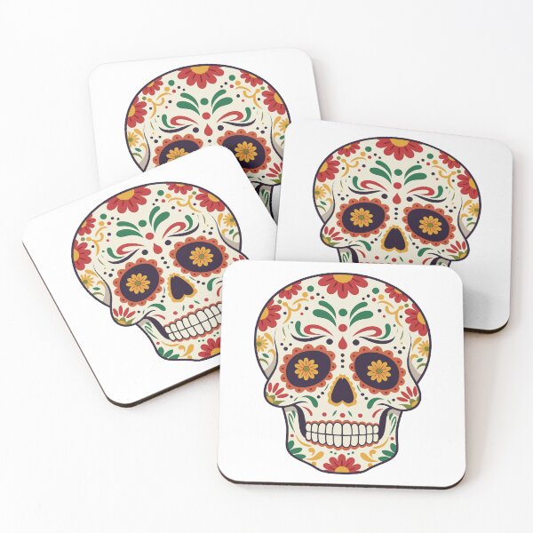 Item preview, Skull "Día de los Muertos" designed and sold by PixelPack Design.