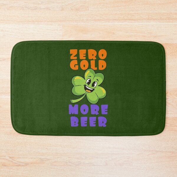 Item preview, Zero Gold More Beer – Funny St. Patrick’s Day Shamrock designed and sold by CARPIO Creations.