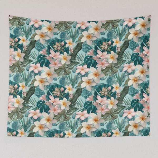 Item preview, Fragrant Tropical Floral Texture  - Birthday Flower Print  - Gifts For Sister designed and sold by RoyalStarsPatts.