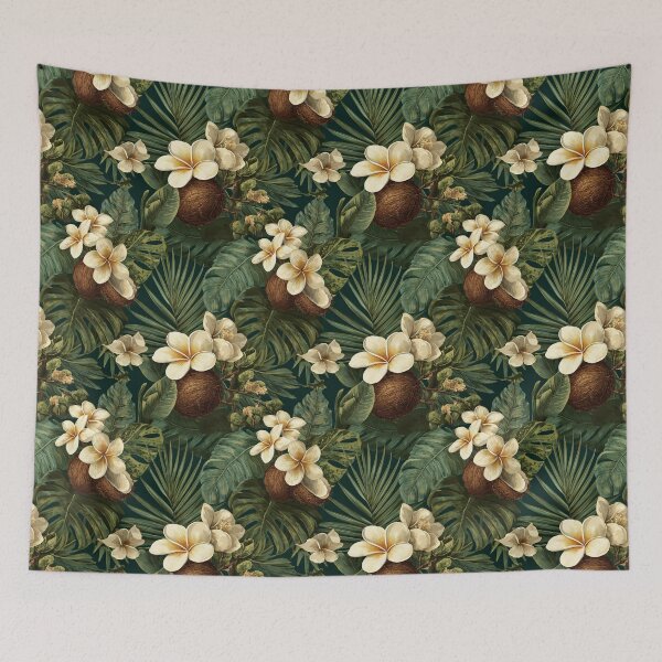 Item preview, Artistic Tropical Flower Print  - Birth Flower Motif  - Anniversary Gifts For Wife designed and sold by RoyalStarsPatts.