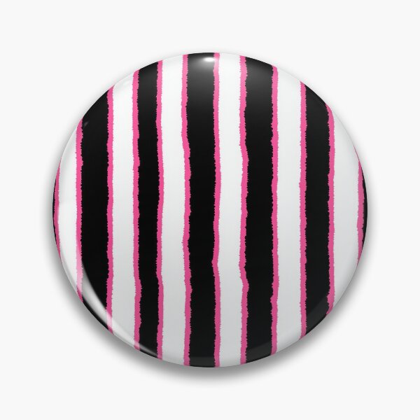 Item preview, Pink Black White Vertical Stripes designed and sold by bubblegoth.