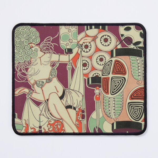 Item preview, Art Nouveau Poster Vintage Flapper Woman Illustration for Retro Art Lovers designed and sold by RickE.