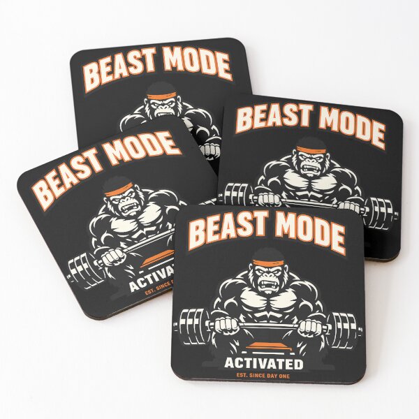 Item preview, Beast Mode Activated Gorilla Gym Shirt — Funny Bodybuilding Gift — Weightlifting designed and sold by Raven Studios.