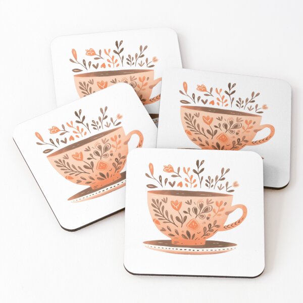 Item preview, Brown Teacup designed and sold by MayflowerandIvy.