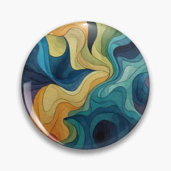 Item preview, Draw Colors Illustration Aesthetic Landscapes Art Design designed and sold by ART ATTACK ZONE.