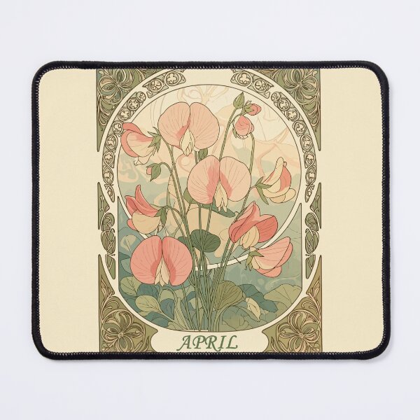 Item preview, Birth Month Flower Sweet Pea Blooms designed and sold by taiche.