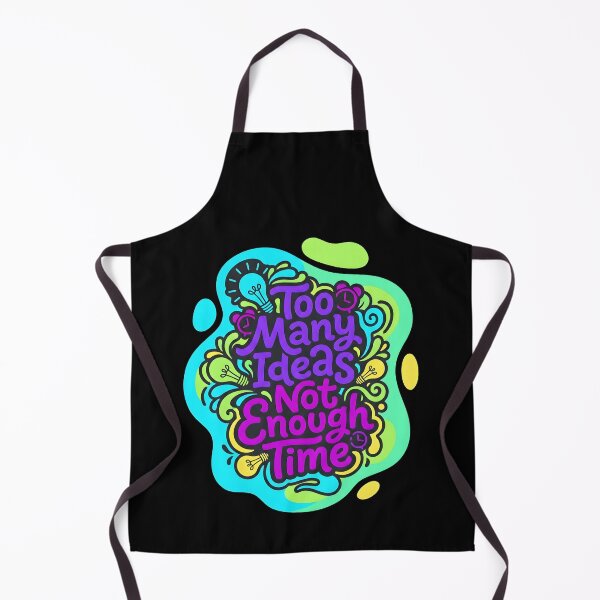 Item preview, Too many ideas not enough time| Adhd awareness designed and sold by SocialStaticz.